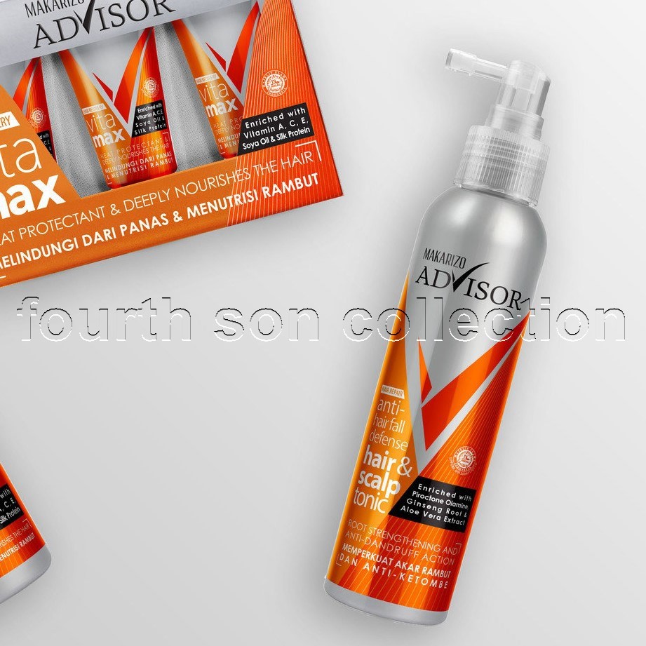 Makarizo Advisor Hair Tonic Anti Hair Fall 150ml 240 Mlrair Loss Shopee Singapore