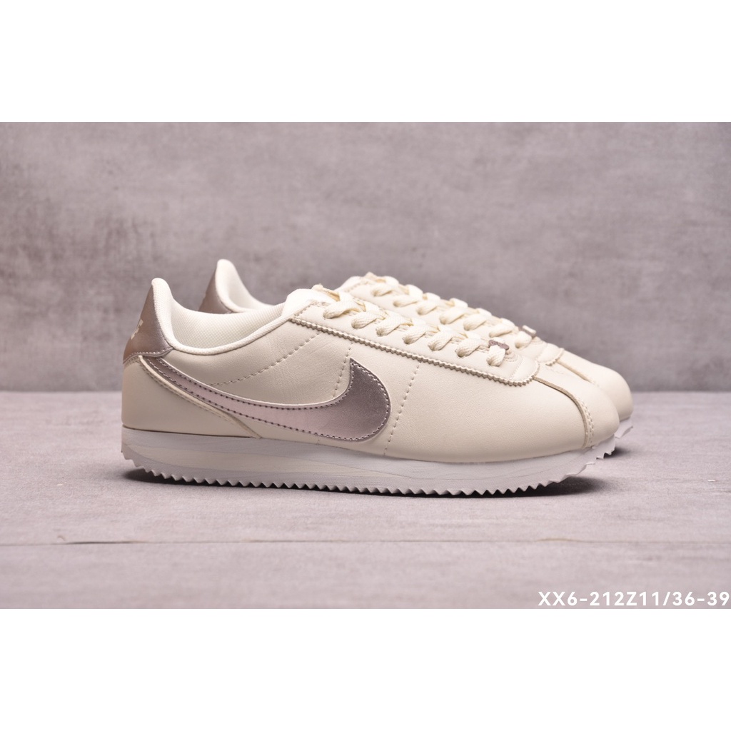 all white cortez nike