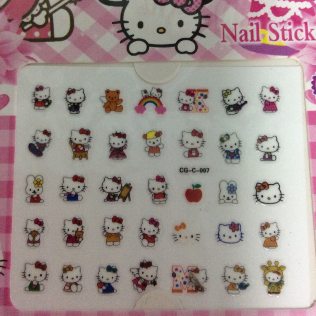 hello-kitty-nail-stickers-shopee-singapore