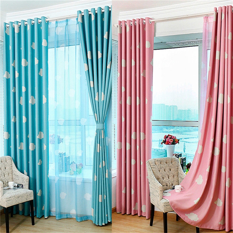 Kids Nursery 80 Blockout Eyelet Curtains Drapes Zero Chemical