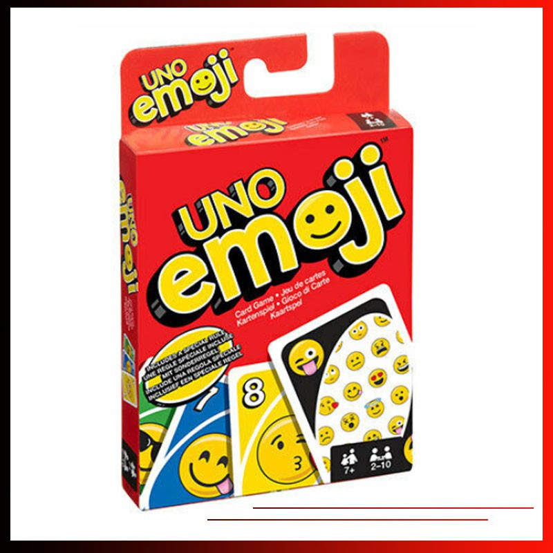 Ready Stock Uno Emoji Card Game Family Fun Play Toy Kids Game New Puzzle Shopee Singapore