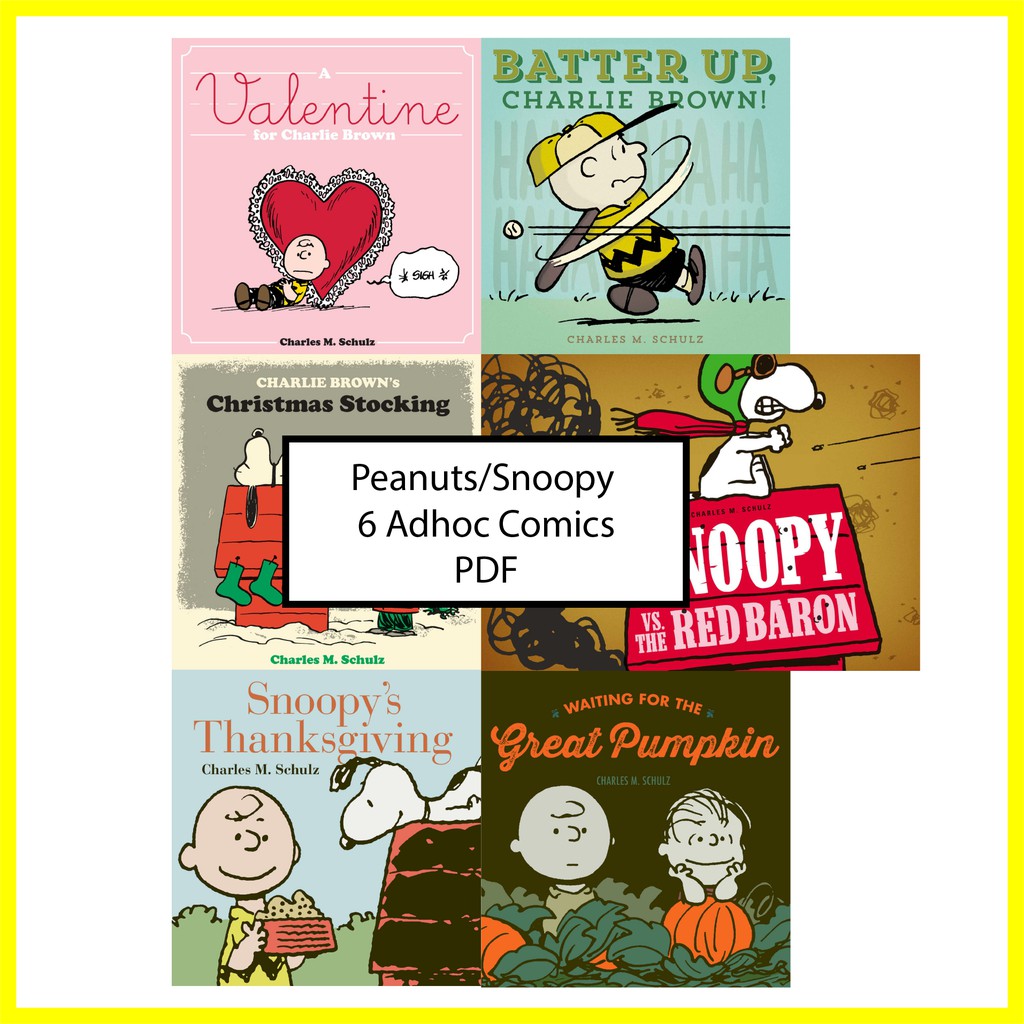 Ebook Peanuts Snoopy Charlie Brown Comics Adhoc Shopee Singapore