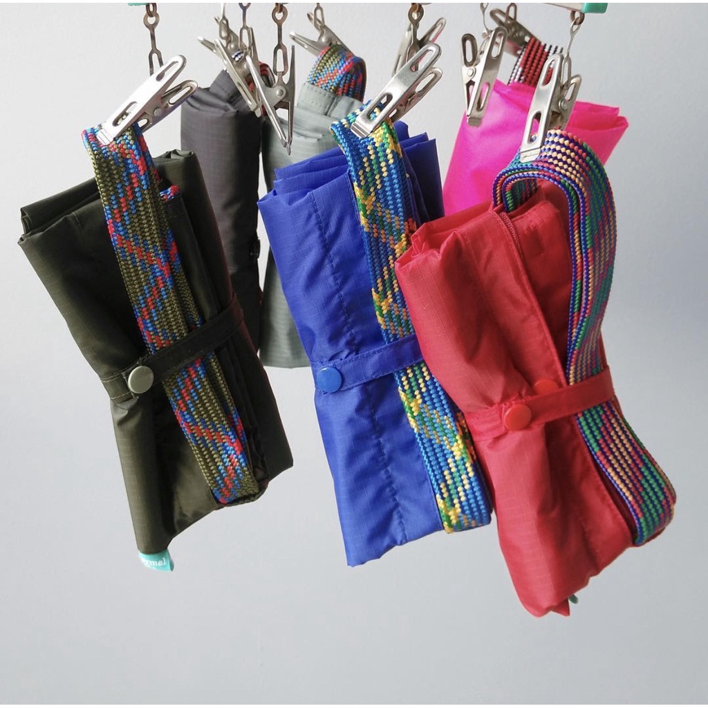 INFORMAL BAG Solid Colour Foldable Nylon Tote Bag Shopee Singapore