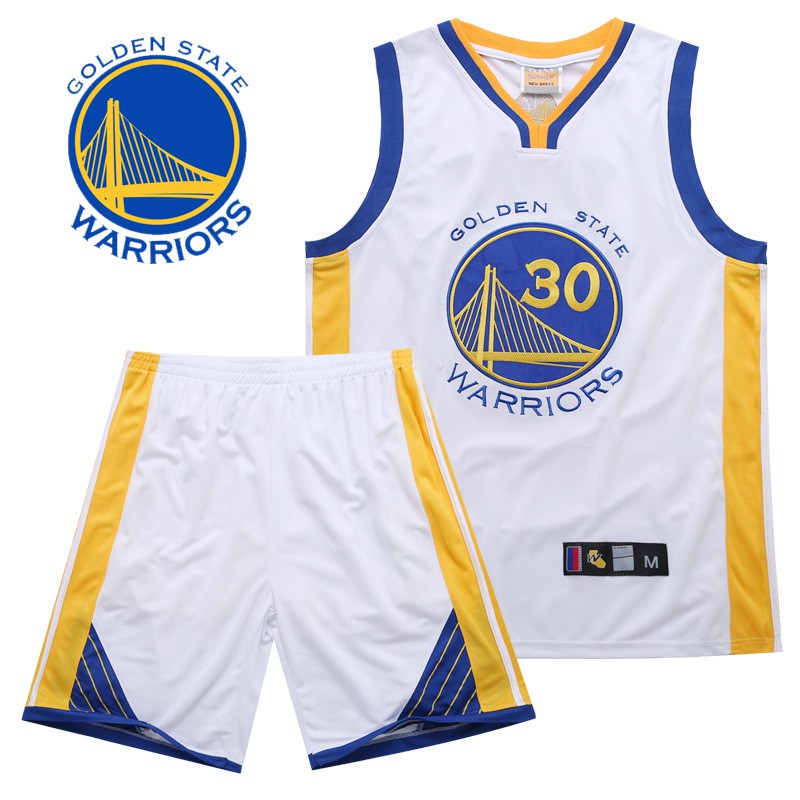 curry jersey and shorts