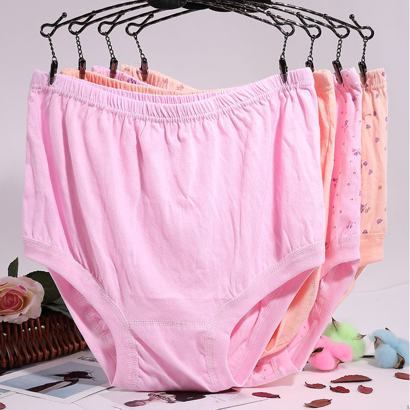 PantyOld Lady Underwear Female Plus Fertilizer Xl Cotton Elderly Mother ...