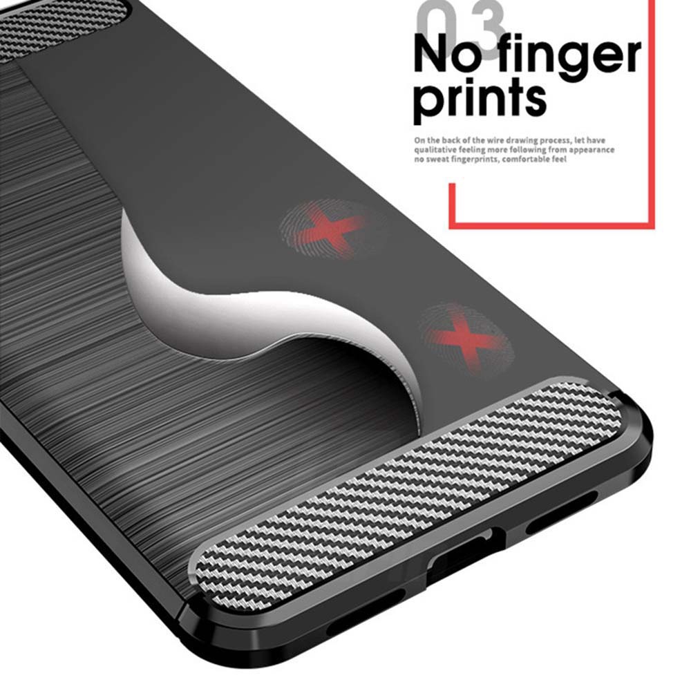 Samsung Galaxy Note 20 20Ultra 10Plus 8 S10 S8 S9 S21 S22 Plus Soft Silicone Matte Thin Carbon Fiber Shockproof Matte Case Cover