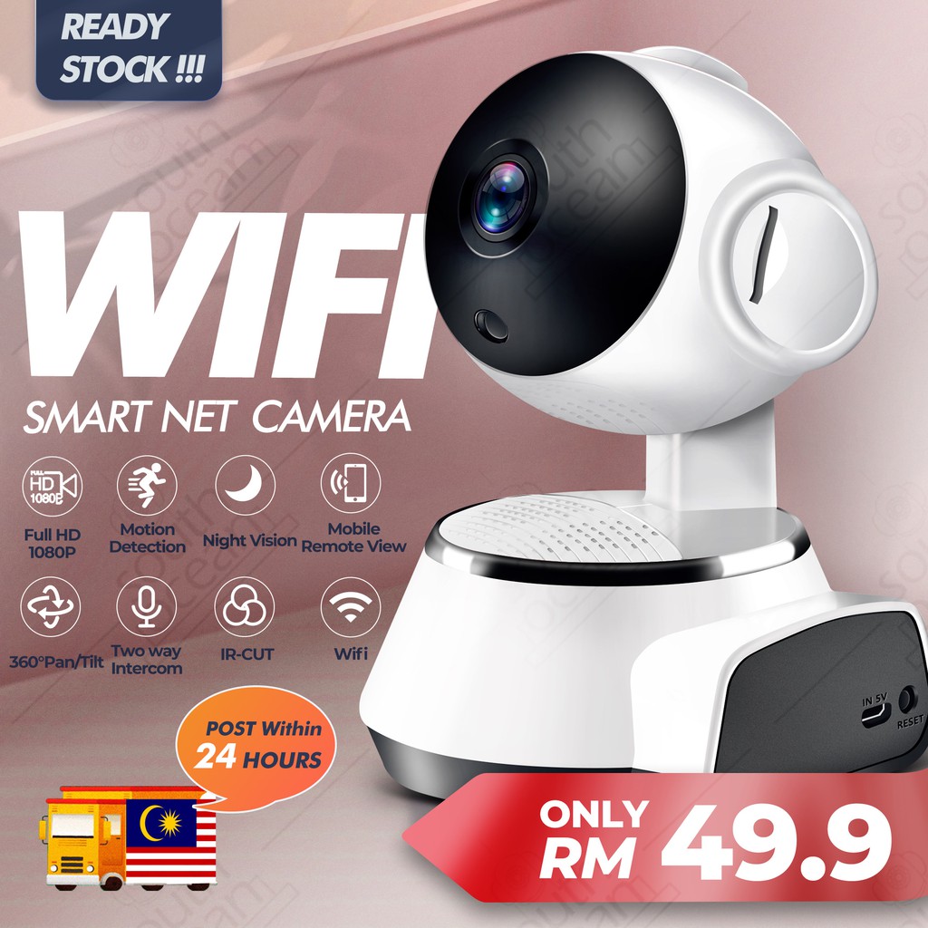 Shop Malaysia Fhd Wifi Cctv Ip Camera Security Home Network Video Surveillance Night Smart Indoor Baby Monitor Wireless Home Ind Shopee Singapore