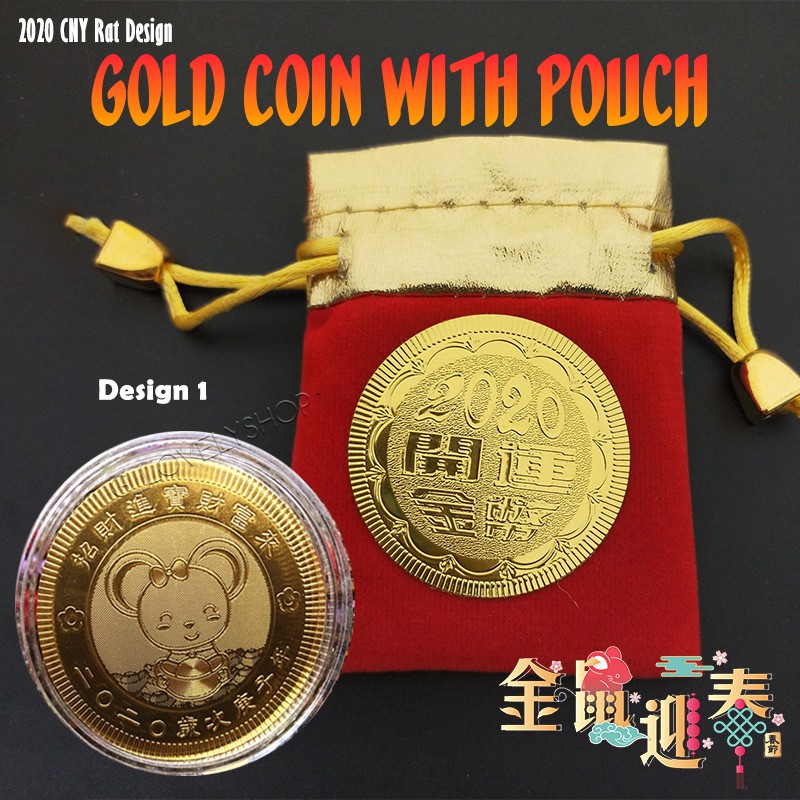 Gold plated Chinese zodiac pig anniversary commemorative coins souvenir coins YL 
