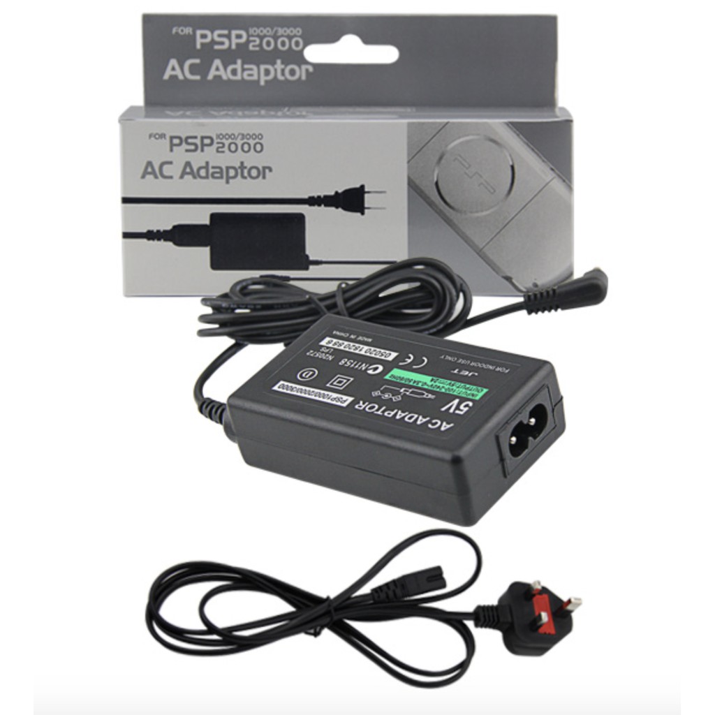 Portable PSP Charger AC Adapter Power Charger UK Plug Home Charger For