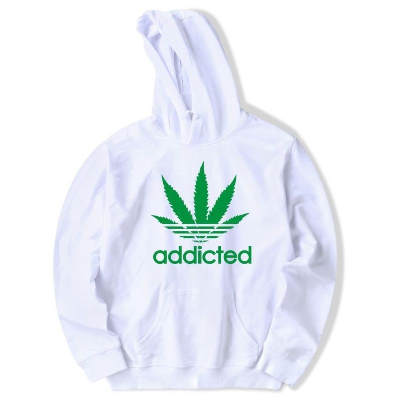 addicted adidas weed hoodie