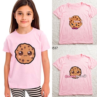 COOKIE SWIRL C Cartoon Cute Pink Children's T-shirt Summer Fashion Baby Kid Clothes Unisex Top #0