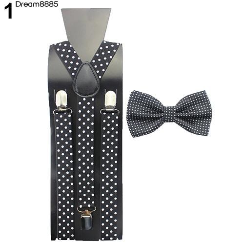 Dream8885 Kids Y Shape Adjustable Wear Suspenders Bow Tie Necktie Shopee Singapore - bow tie and suspenders candy stripe roblox