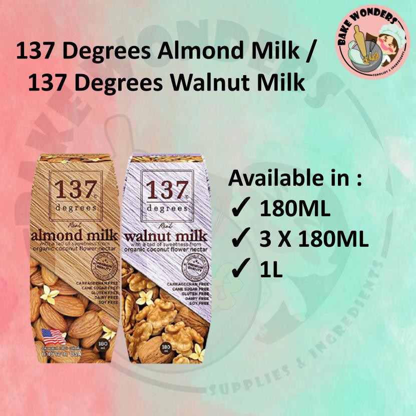 137 Degrees Almond Milk Original/Almond Milk/Susu Almond / 137 Degrees