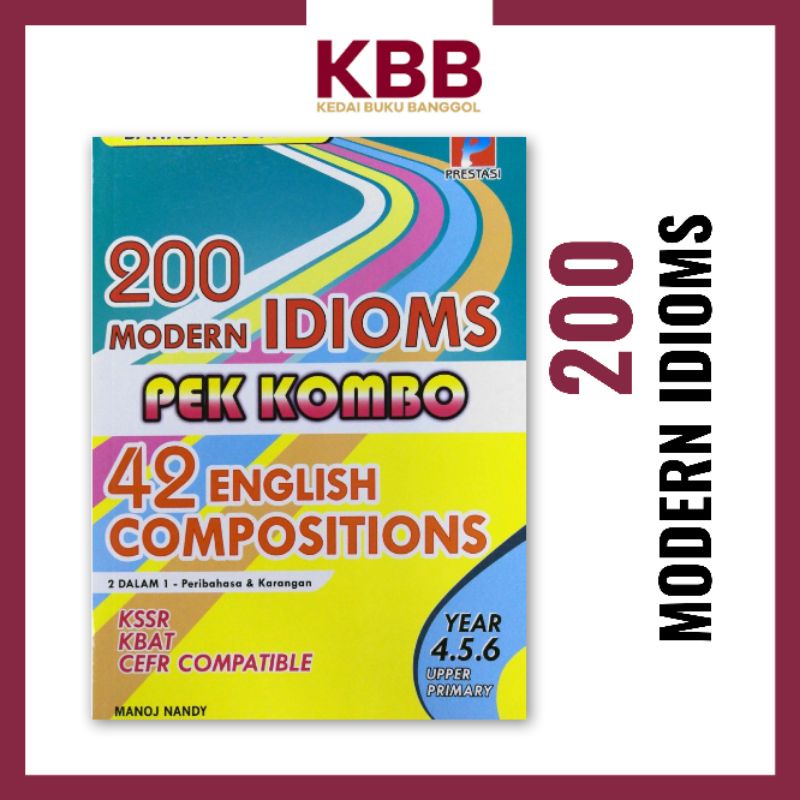 Prestasi Pek Kombo 200 Modern Idioms 42 English Compositions Year 4 5 6 Shopee Singapore