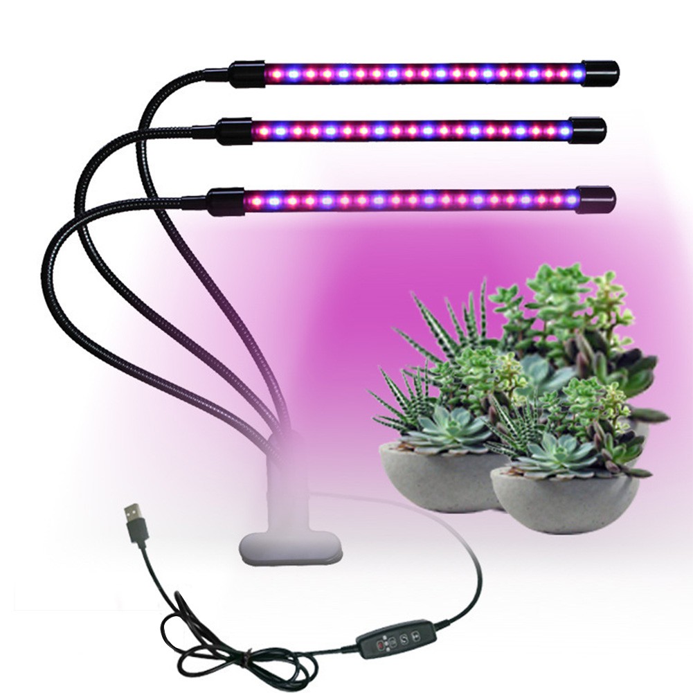 Timer Lamp Uv 18W Plant Growth Light For Indoor Plants Clip Holder 3