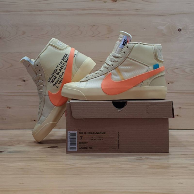 Nike Blazer Mid X Off White All Hallows Eve Shopee Singapore