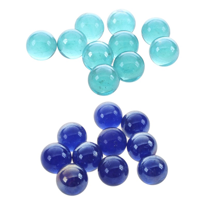 20 Pcs Marbles 16mm Glass Marbles Knicker Glass Balls Decoration