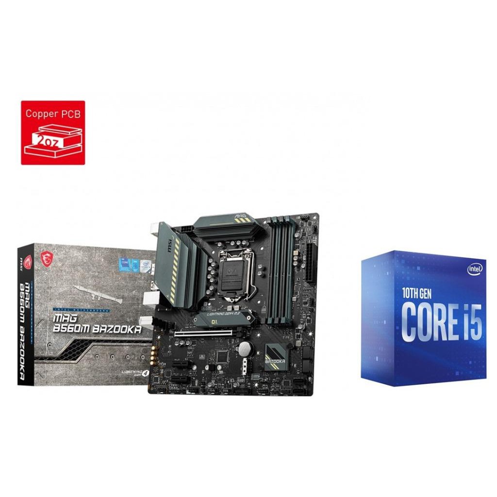 Msi Mag B560m Bazooka Intel Processor Bundle Shopee Singapore