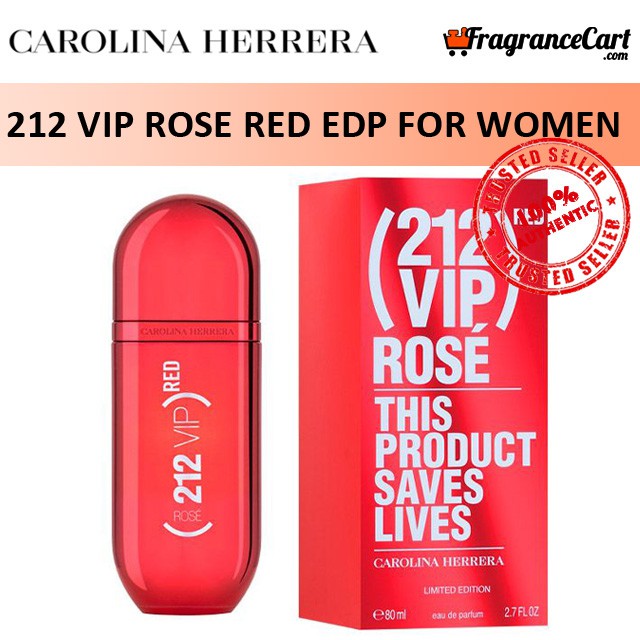 Carolina Herrera 212 VIP Rose Red EDP for Women (80ml) Eau de Parfum CH
