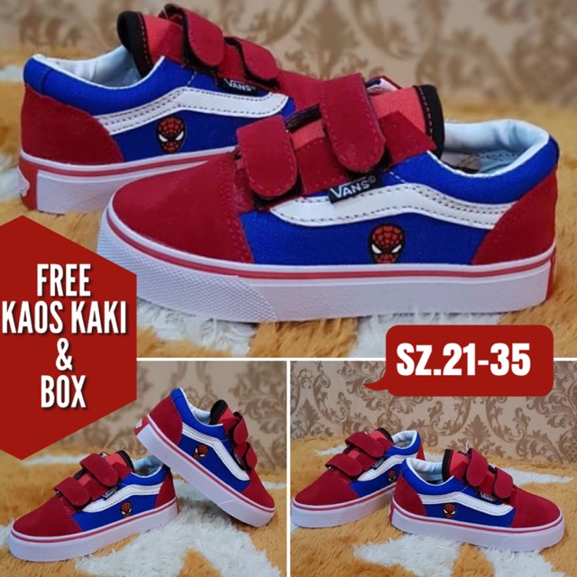 vans spiderman shoes kids