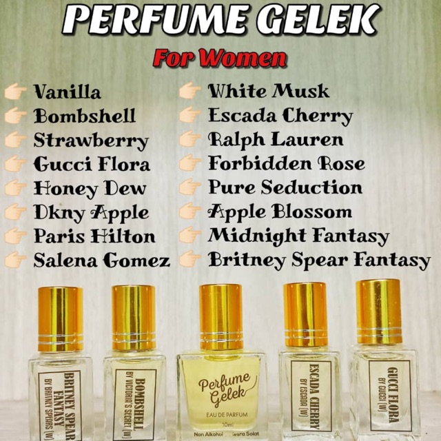 For Her Perfume Tester Roll On 3ml Tahan Lama Shopee Singapore