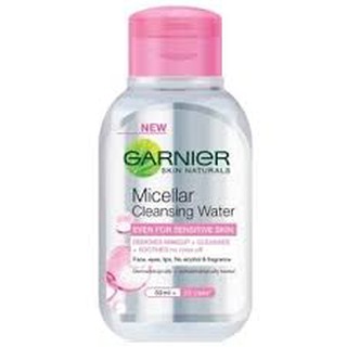 double cleansing garnier micellar water