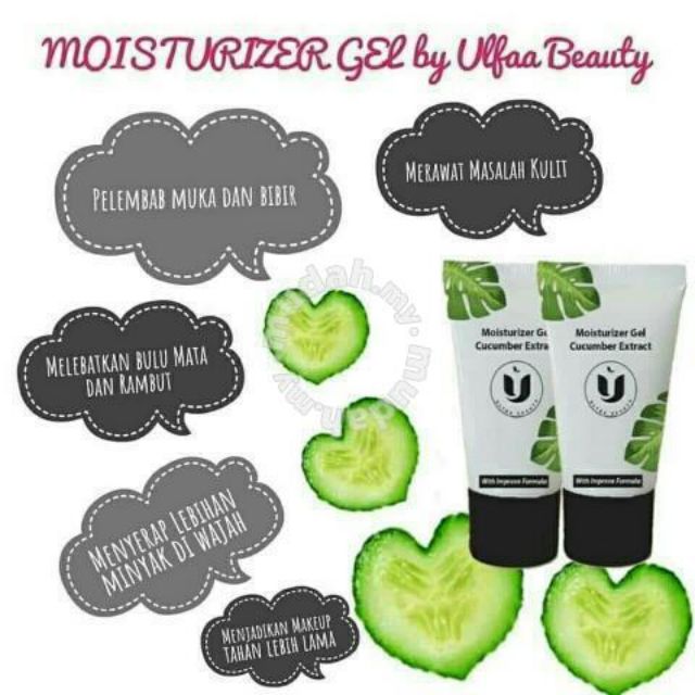 moisturizer gel cucumber extract