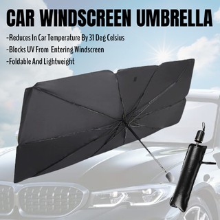 🔥SG READY STOCK🔥 Car Windshield UV Sunshade Umbrella