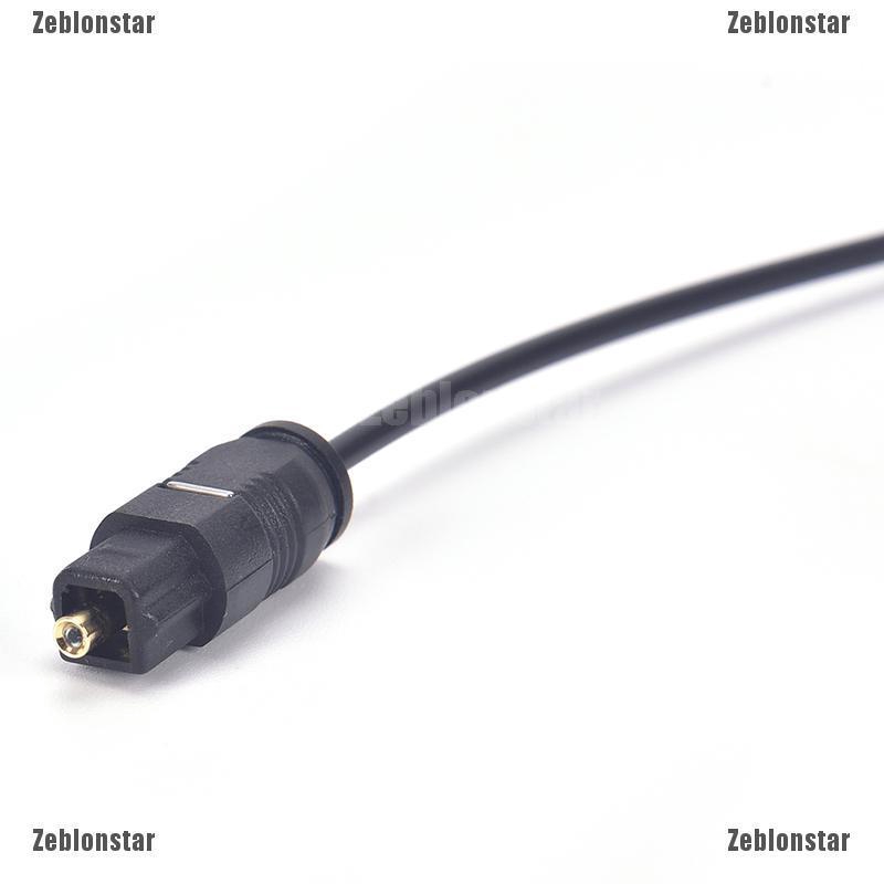 st TBBlack Audio Cable TOSlink Plug to MINI-TOSLink OPTICAL 3.5mm Jack