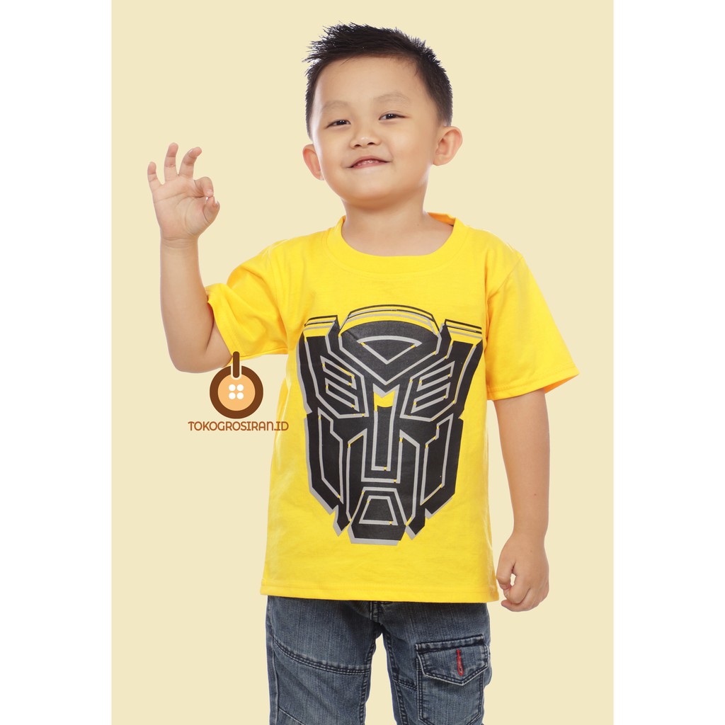 Transformer Boys Shirts 1-7 Years Old 
