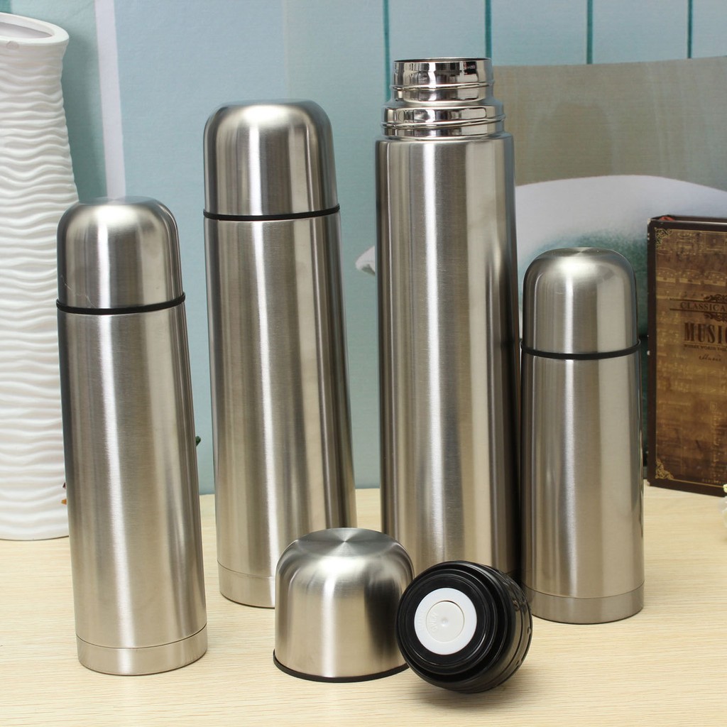Stainless Steel Vacuum Thermos Bullet Flask Cup Hot Cold 3C Shopee 