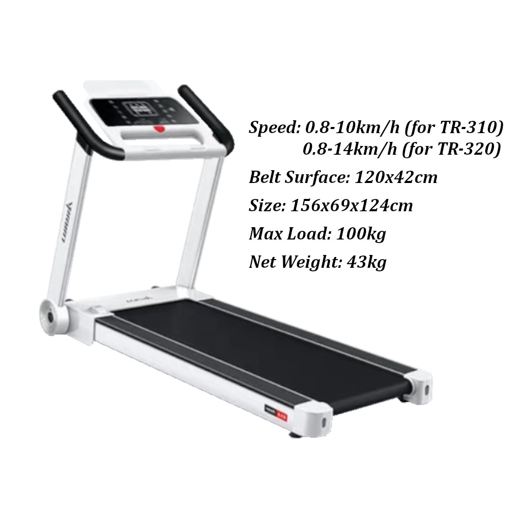 Sg Treadmill Foldable Tr 310 Tr 3 Up To 10km H Or 14km H Running Machine Home Gym Shopee Singapore