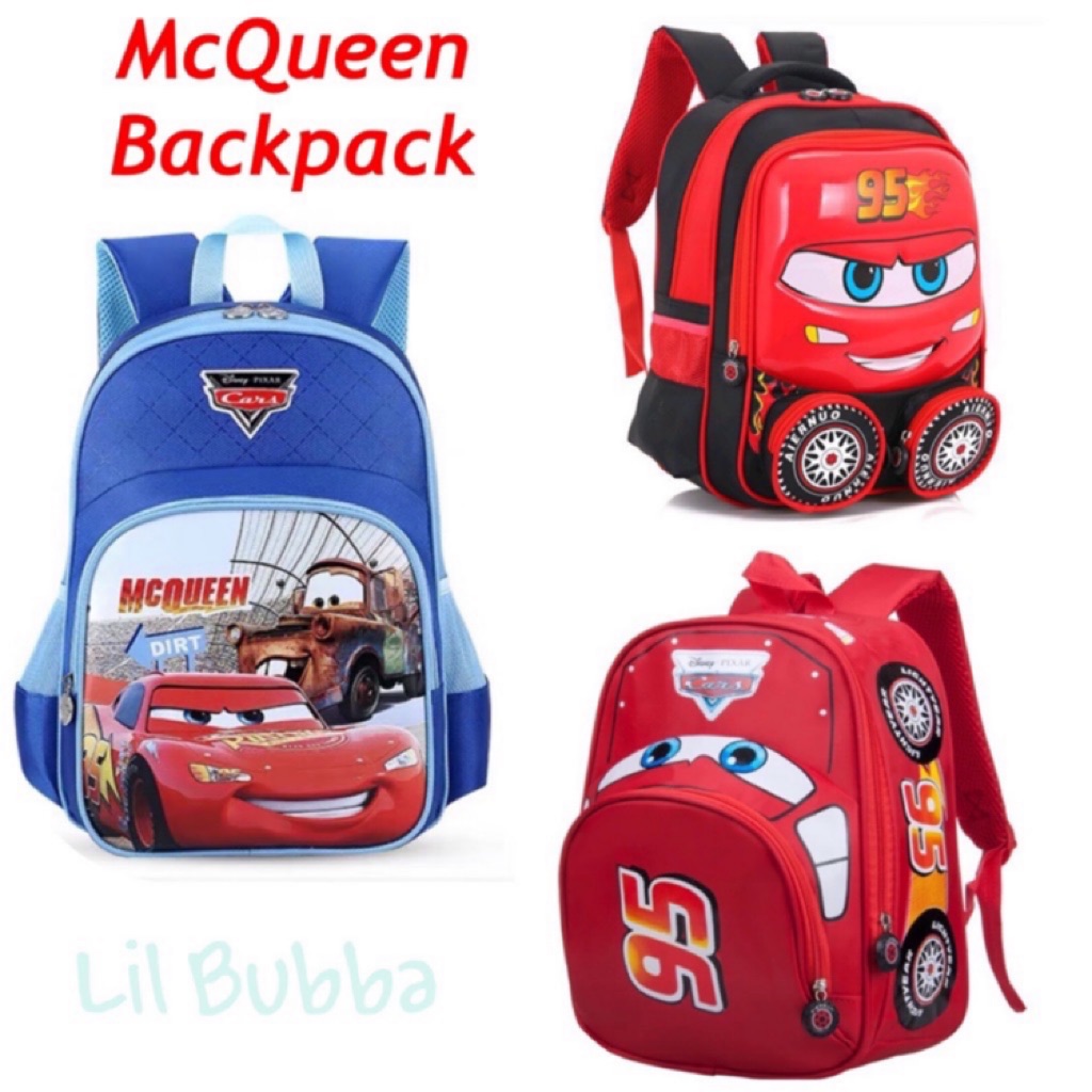 mcqueen car backpack