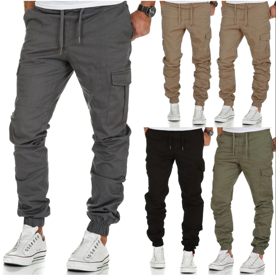 slim fit cargo jogger pants