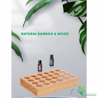NATURAL BAMBOO & WOOD Essential Oil Storage & Displays Modern Open Sided Essential Oil Tray(For 15ml) #5