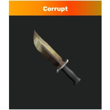 Corrupt Mm2 Roblox Murder Mystery 2 Shopee Singapore