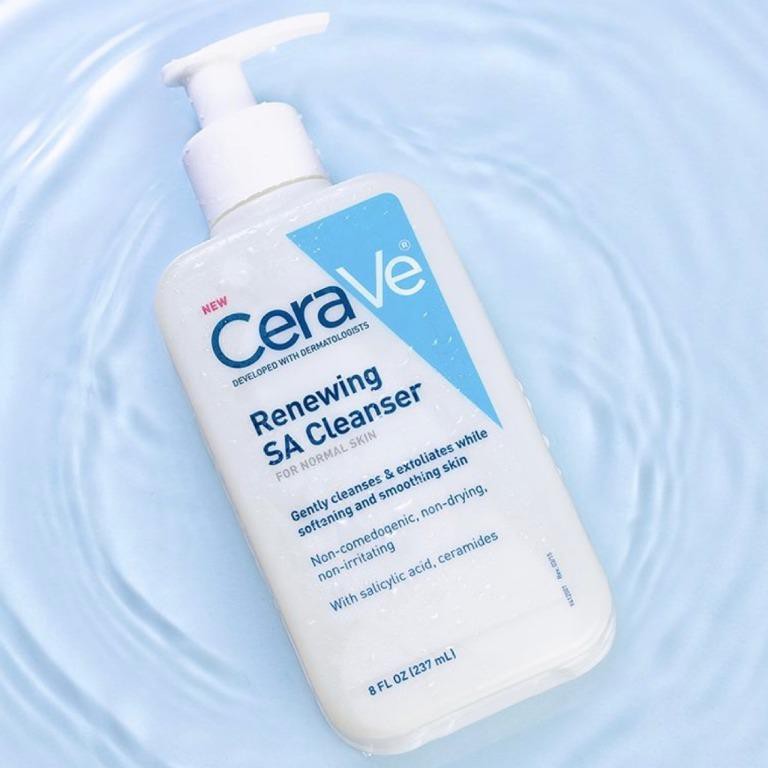 cerave renewing sa cleanser shopee