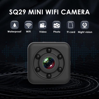 SQ29 IP 1080P Wireless HD Mini WiFi Small Action Security Nanny Camera Outdoor Sports Cam Waterproof DV Camcorder Night Vision Motion Activated Waterproof