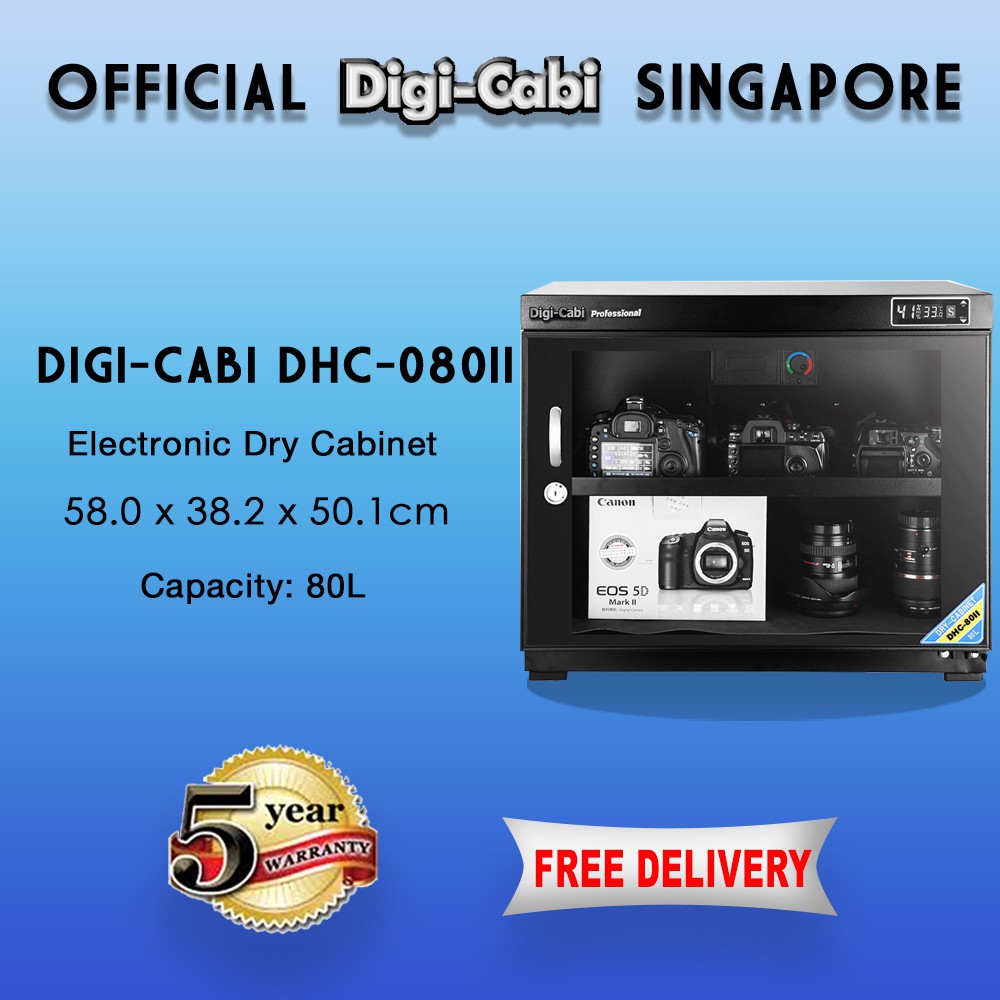 Digi Cabi Dry Cabinet Dhc 080ii Shopee Singapore