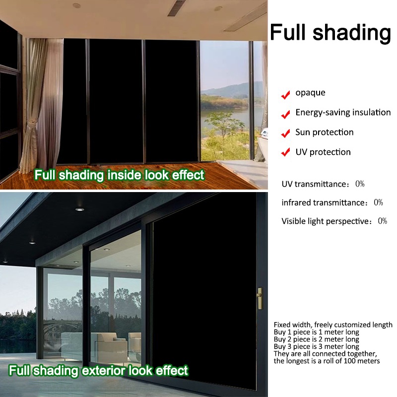 Solar Film High Performance Glass Tinted House Windows,, 47 OFF