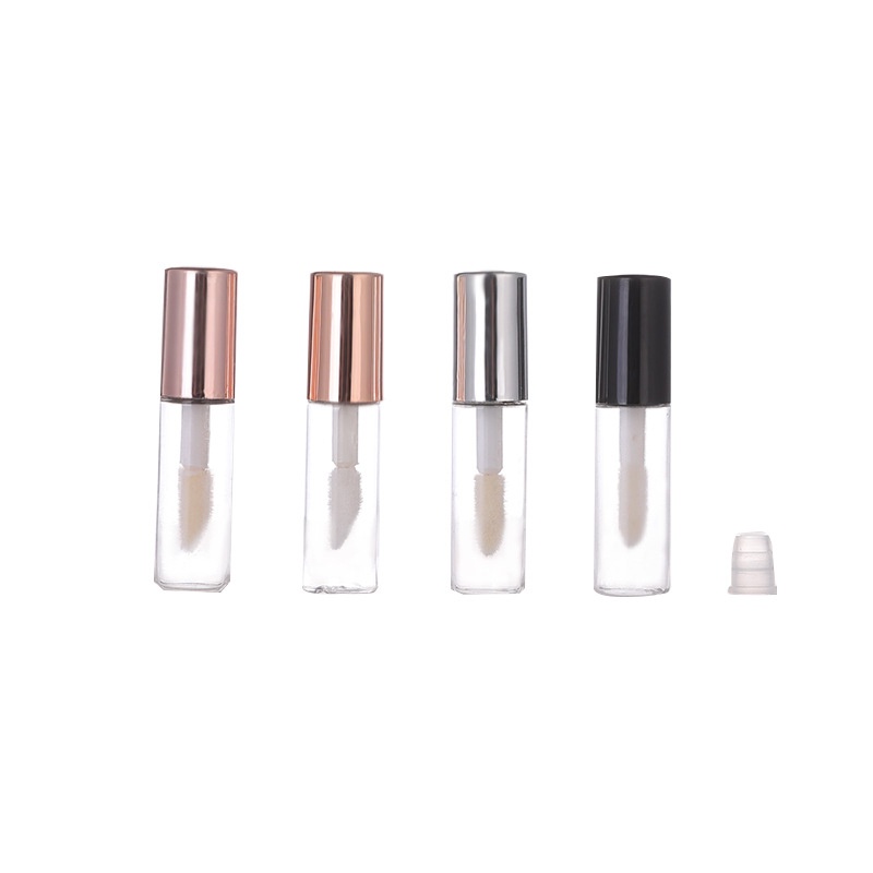 Image of Empty Mini Lip Gloss Tube Lip Comestic Trial Bottle Tool Empty Cosmetic Tube Lip Glaze Color Lip Oil Separate Bottle 4 Colors KK #3