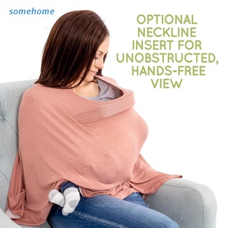 SOME Breast Feeding Nursing Cover for Moms Baby Boys Girls Breathable Feeding Cover Cradle Canopy with 360° Coverage Pri