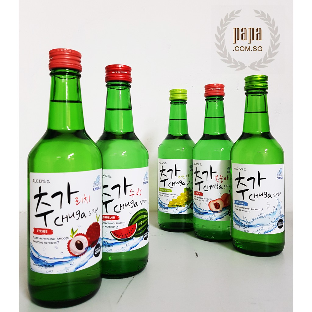 Chuga Korean Soju Bundle Deal A 5 X 360ml Shopee Singapore