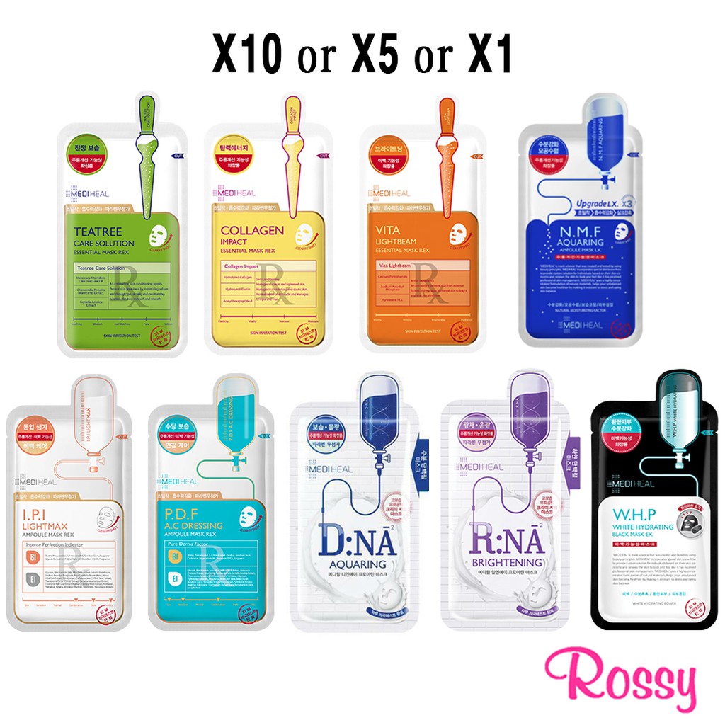 Mediheal Face Mask Pack ( X10 or X5 or X1) Shopee Singapore
