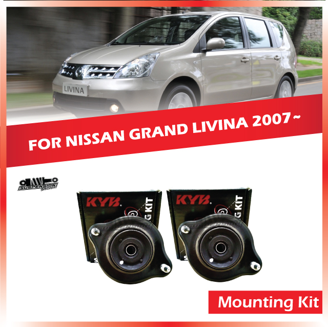 Shop Malaysia Nissan Grand Livina Front Left Right Absorber Mounting Original Kyb 1 Set Shopee Singapore