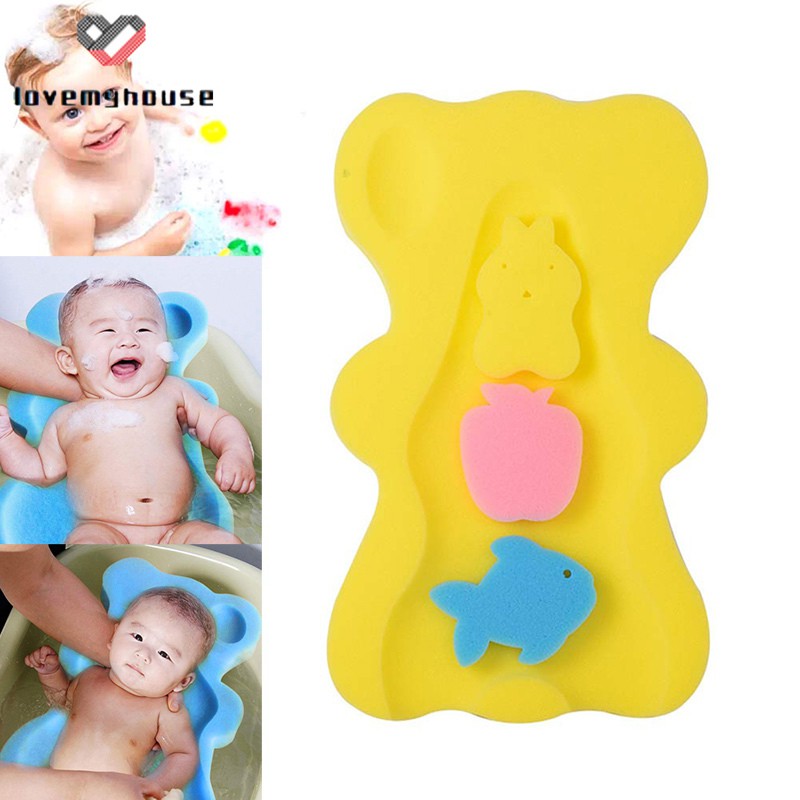 baby bath sponge support