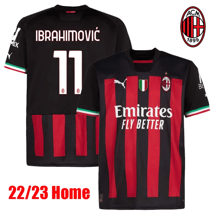 AC MILAN HOME JERSEY 202223 GIROUD 22 23 Soccer jersey TOMORI