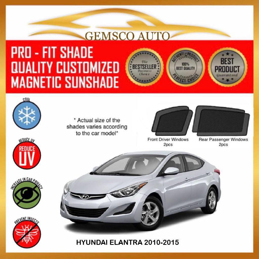 Hyundai Elantra (5th Gen) 2010-2015 (4 / 5pcs)Car Magnetic Sunshade / Rear Windscreen Sunshade / Boot Tray