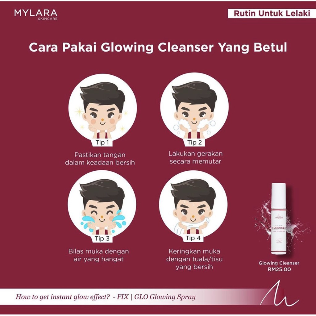 Glowing Cleanser Mylaraskincare 60 Ml Shopee Singapore