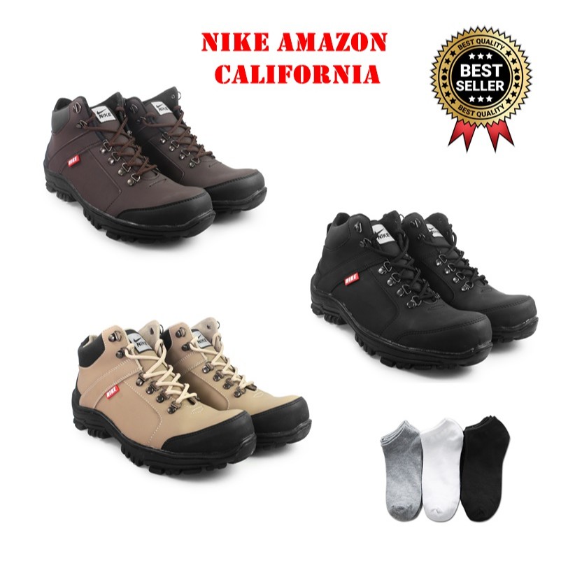 nike leather boots mens